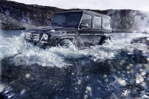 Mercedes-Benz G-Class Off Road água