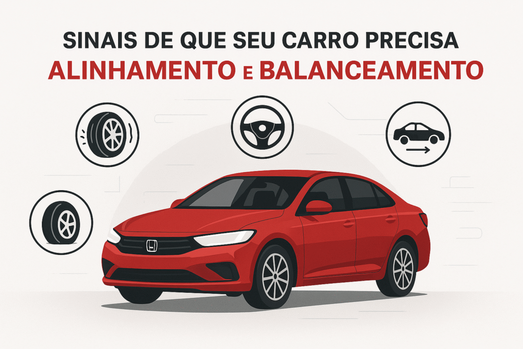 5 sinais de que seu carro precisa de alinhamento e balanceamento