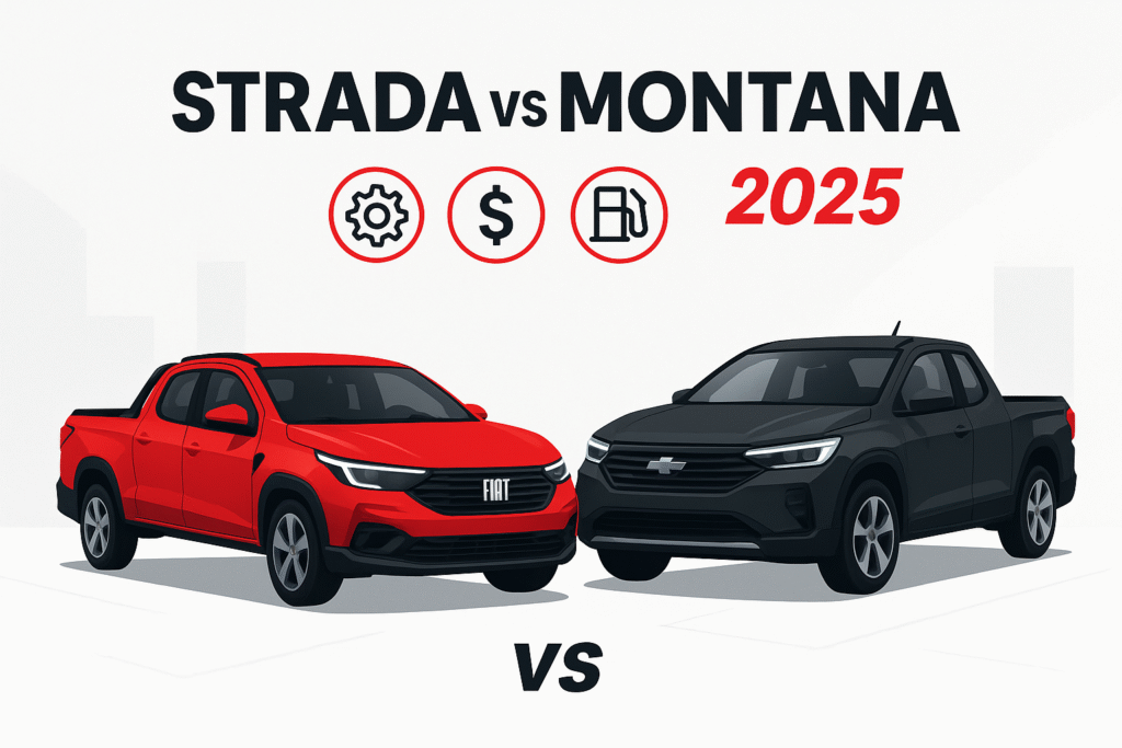 Fiat Strada 2025 vs Chevrolet Montana 2025