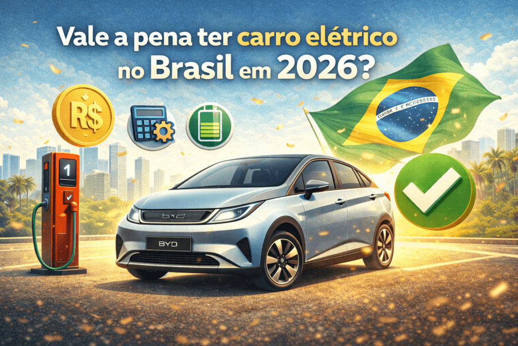 Vale a pena ter carro elétrico no Brasil em 2026