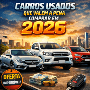 Carros usados que valem a pena comprar em 2026