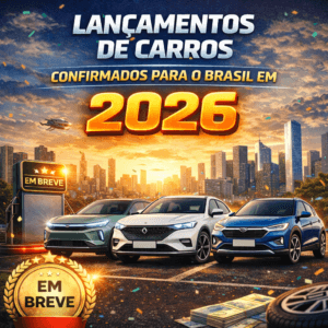 Lançamentos de carros confirmados para o Brasil em 2026