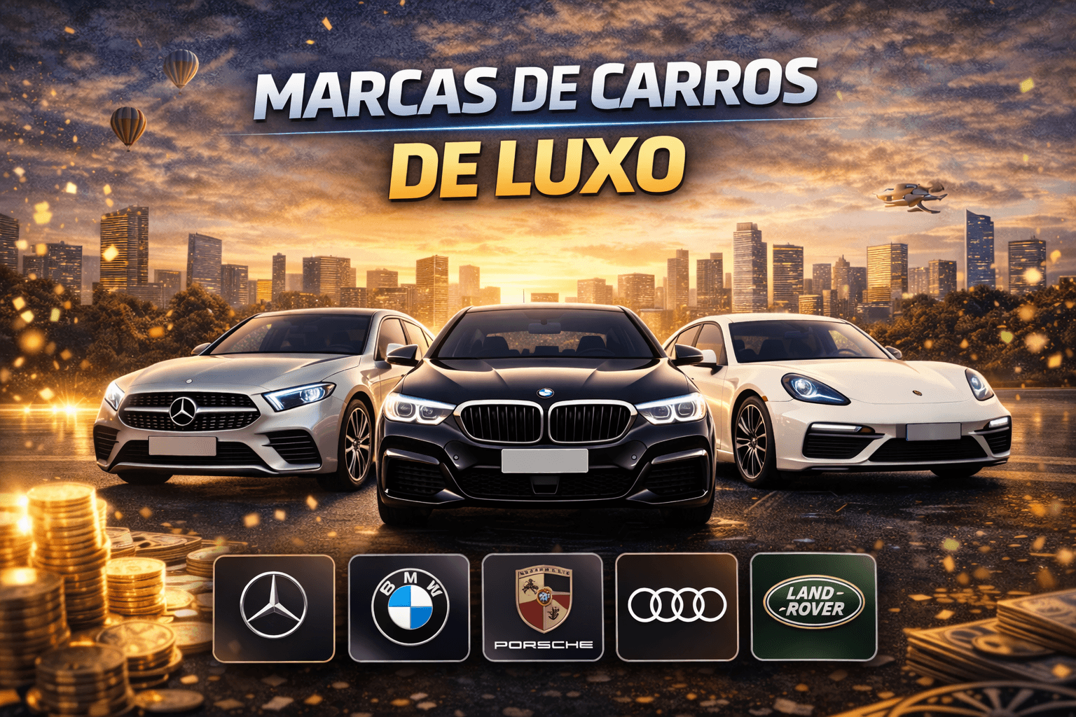 Marcas de carros de luxo: lista completa com modelos e logotipos