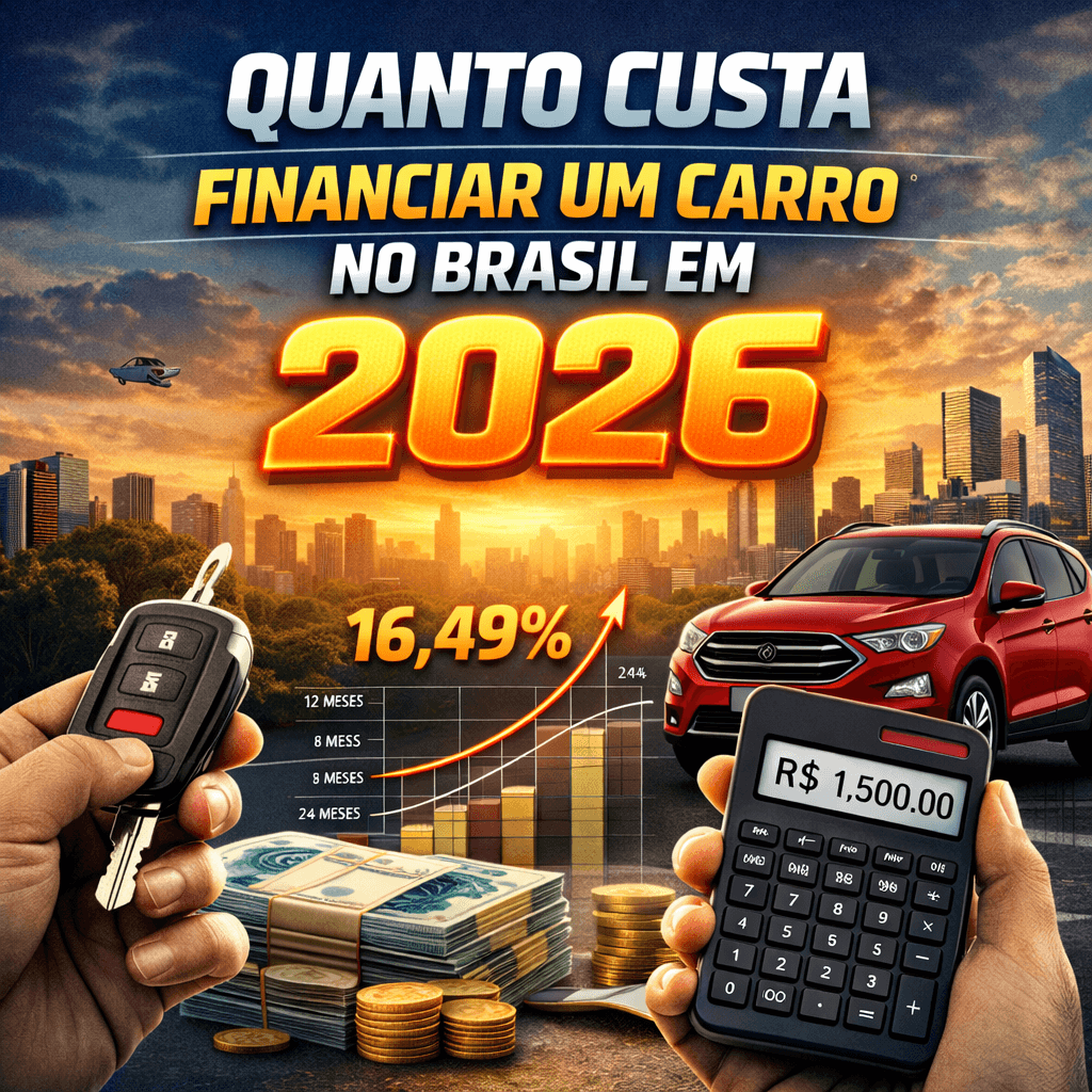 Quanto custa financiar um carro no Brasil em 2026