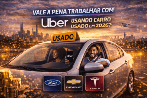 Vale a pena trabalhar com Uber usando carro usado em 2026?
