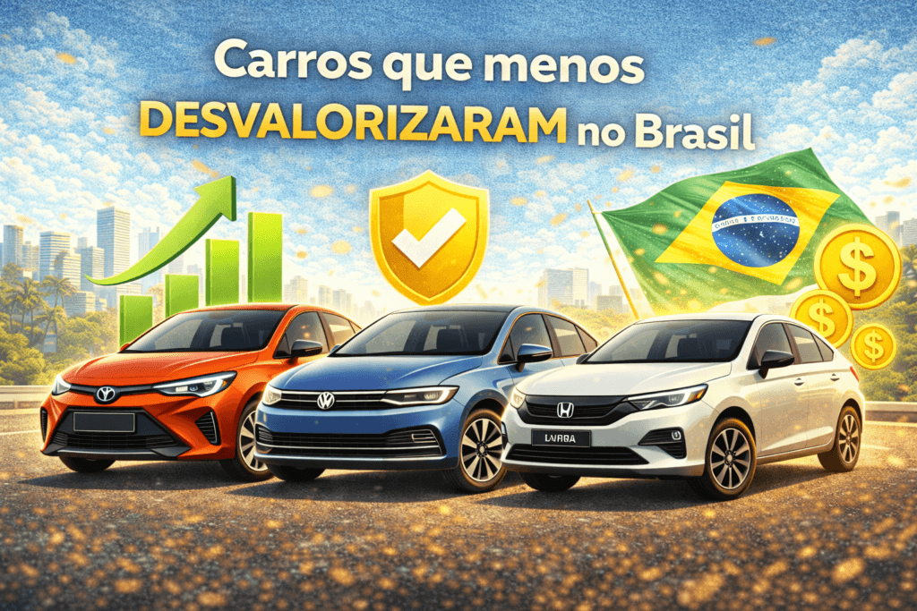 carros que menos desvalorizaram no brasil em 2026