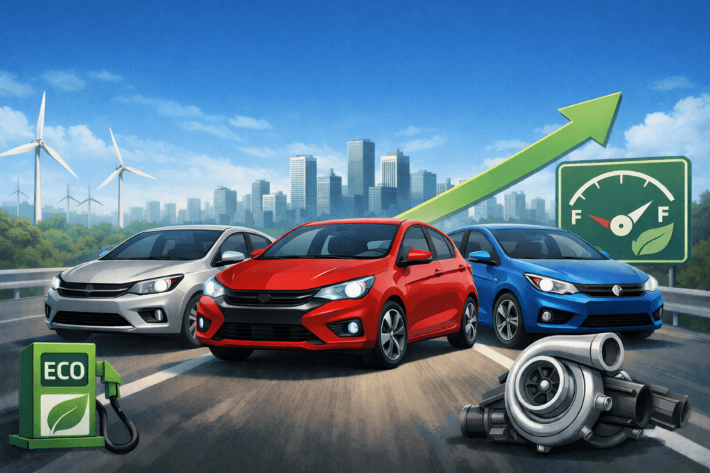 Carros 1.0 Turbo Mais Econômicos em 2026