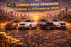 Carros mais vendidos do Brasil em dezembro de 2025