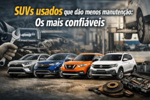 SUVs usados que dão menos manutenção: os mais confiáveis