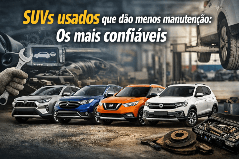 SUVs usados que dão menos manutenção: os mais confiáveis