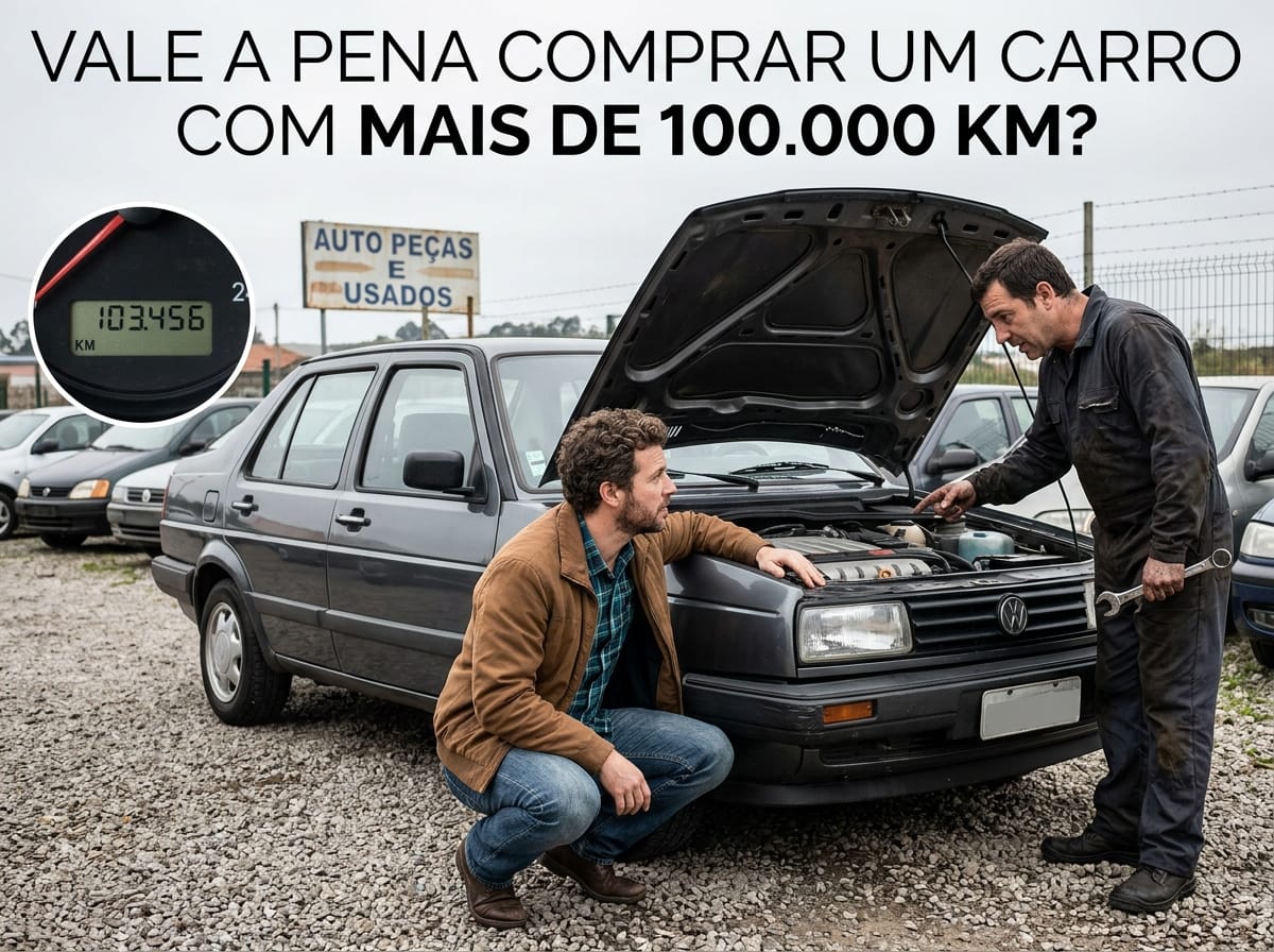 Carro com mais de 100 mil km: vale a pena comprar?