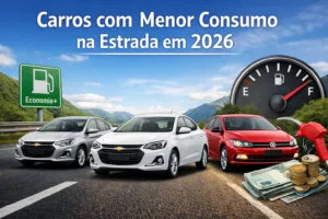 Carros com Menor Consumo na Estrada em 2026