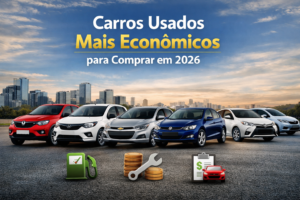 Carros usados mais econômicos para comprar em 2026