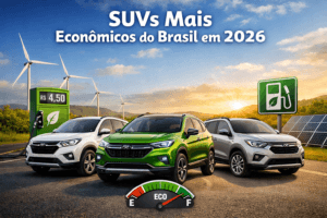 SUVs Mais Econômicos do Brasil em 2026