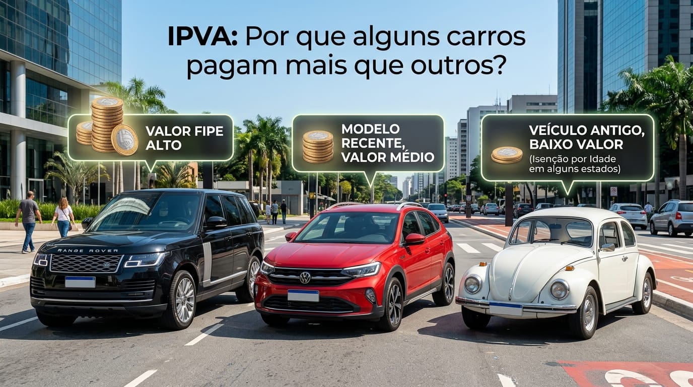 IPVA: por que alguns carros pagam mais que outros?