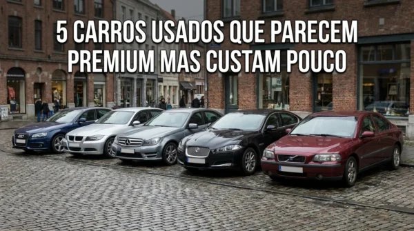 5 Carros Usados que Parecem Premium mas Custam Pouco

