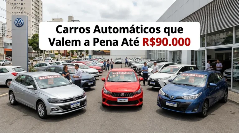 Carros Automáticos que Mais Valem a Pena até R$ 90 Mil