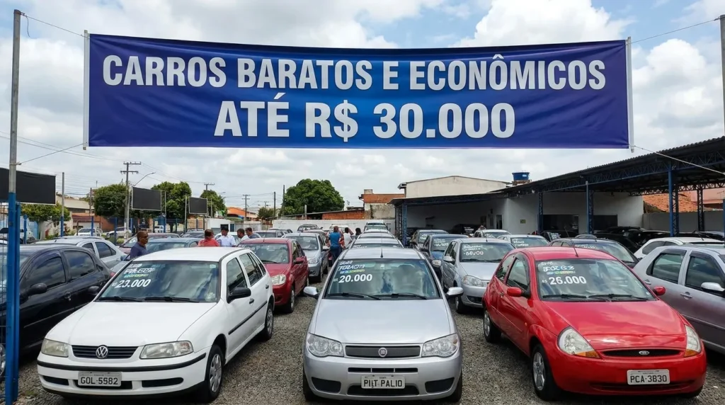 Carros até R$ 30 Mil Baratos e Econômicos
