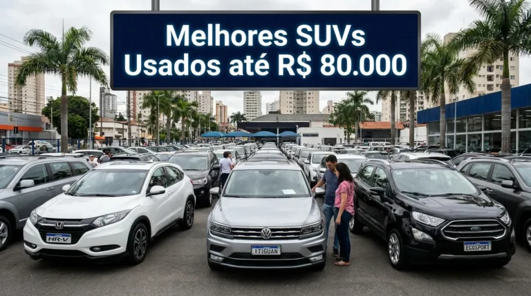 Melhores SUVs Usados até R$ 80 Mil em 2026