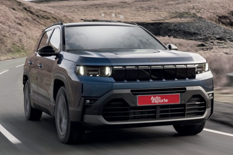Novo Jeep Compass nacional: chega em 2028 híbrido e com visual atualizado
