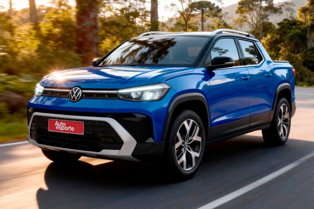 Flagra: Volkswagen Tukan utilizará suspensão da Strada e já tem data de lançamento