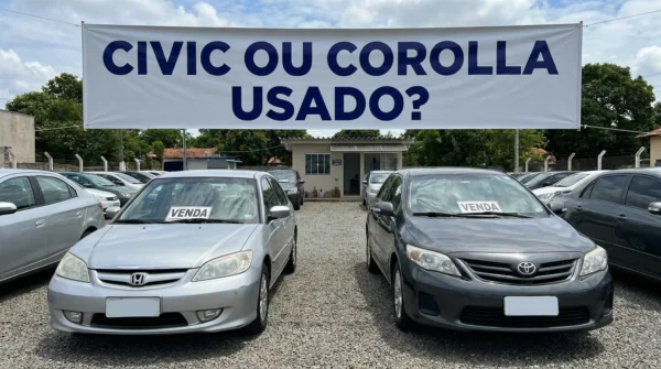 Civic ou Corolla usado?