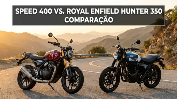 Comparativo Speed 400 x Royal Enfield Hunter 350