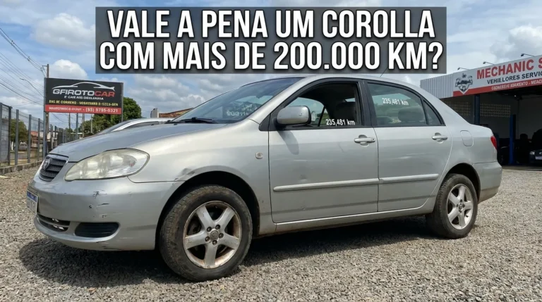 Corolla com mais de 200 mil km vale a pena?
