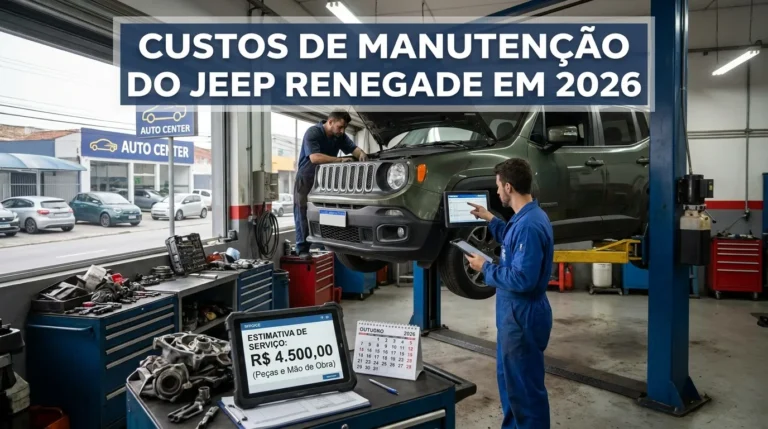 Custo de manutenção do Jeep Renegade em 2026
