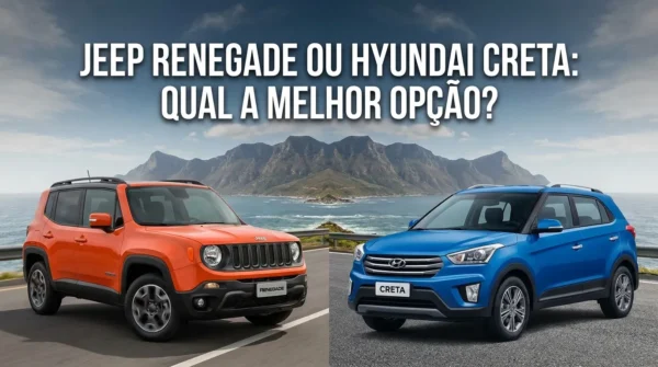 Jeep Renegade ou Hyundai Creta: qual vale mais a pena?