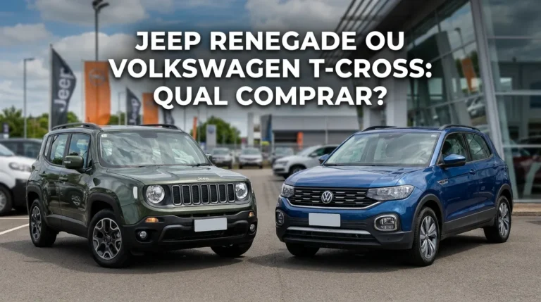 Jeep Renegade ou Volkswagen T-Cross: qual comprar?