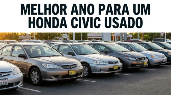 Melhor ano do Honda Civic usado
