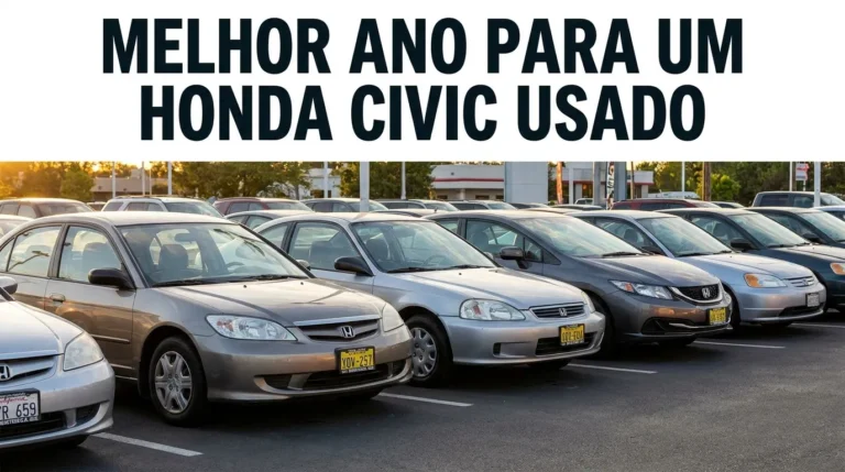 Melhor ano do Honda Civic usado