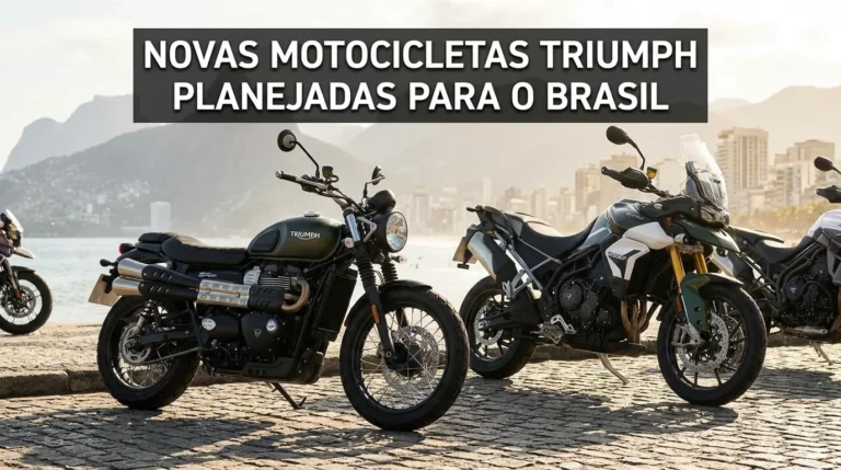 Novas motos Triumph previstas para o Brasil