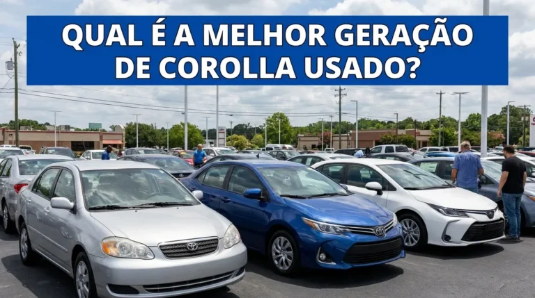 Qual a melhor geração do Corolla usado?
