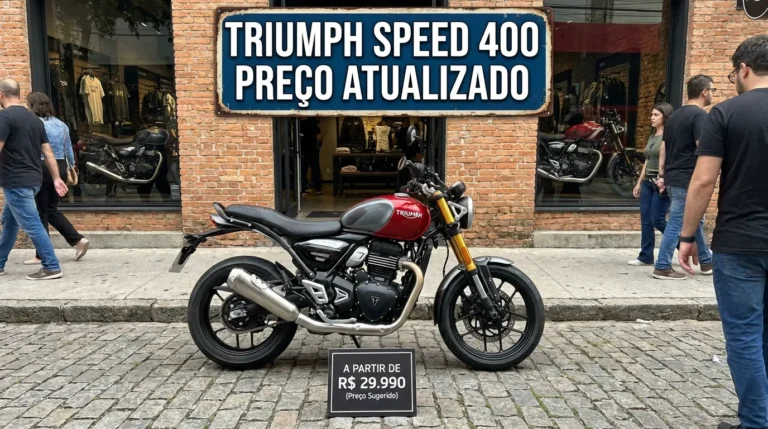Triumph Speed 400 preço atualizado