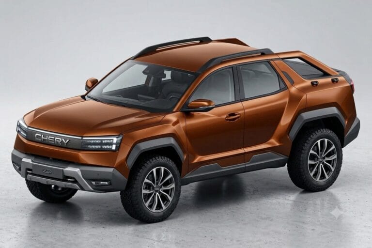 Chery desenvolve picape da linha Tiggo para competir com Fiat Toro e BYD Mako