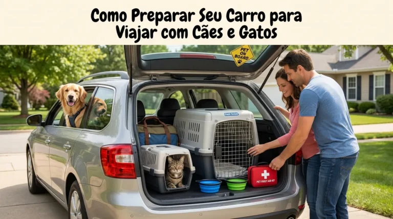 Como Preparar Seu Carro para Viajar com Cachorros e Gatos