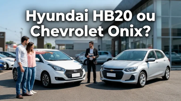 Hyundai HB20 ou Chevrolet Onix?