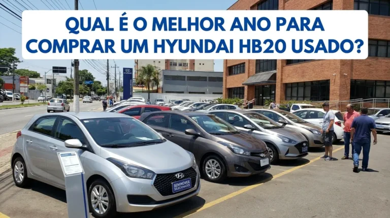 Qual o melhor ano do Hyundai HB20 para comprar usado?