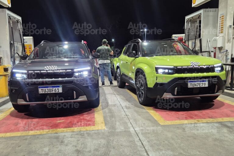 Flagra: Jeep Avenger surge sem camuflagem em comboio com pelo menos 4 versões