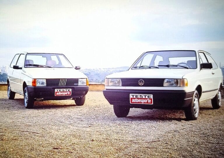 Volkswagen Gol CL vs Fiat Uno Mille: O Comparativo Polêmico que Foi Além das Ruas