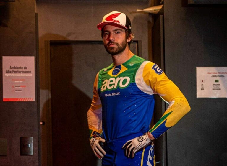 Enzo Lopes se prepara para representar o Brasil no Motocross das Nações 2026