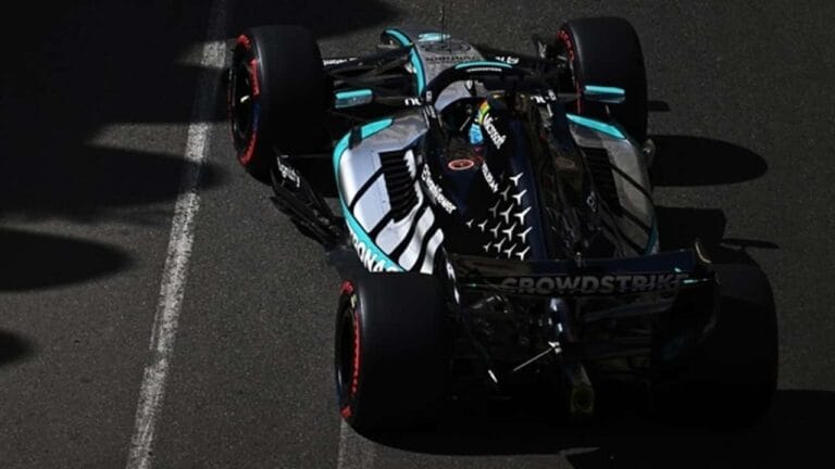 Russell brilha no TL2 e supera Antonelli em Baku; Bortoleto termina em 14º lugar