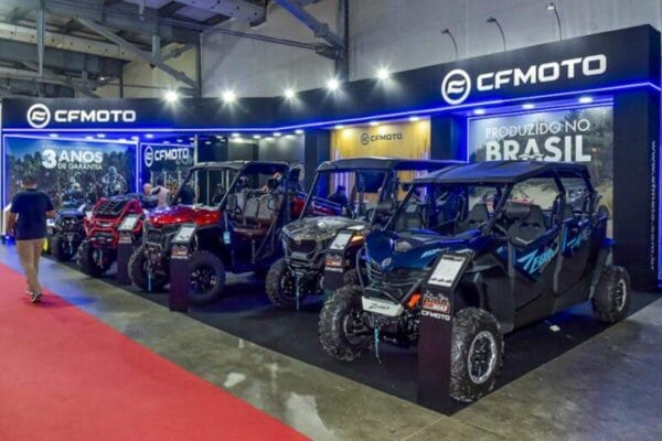 imagem do estande da CFMOTO no São Paulo Boat Show 2025