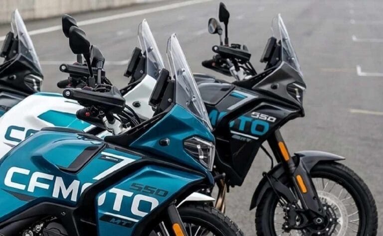imagem da CFMoto 550MT a nova trail média da marca
