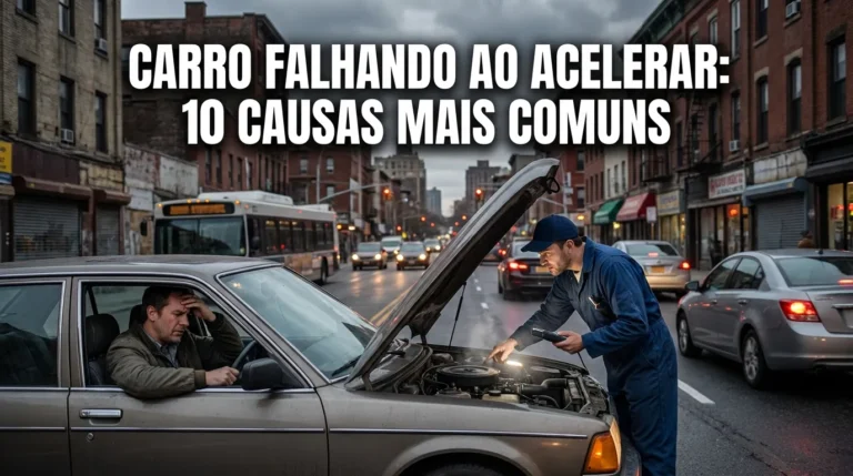 Carro Falhando ao Acelerar: 10 Causas Mais Comuns