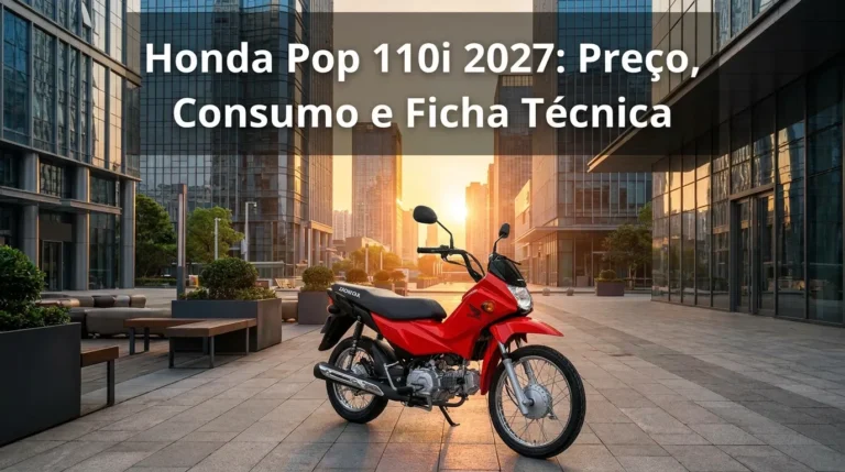 Honda Pop 110i 2027: preço, consumo e ficha técnica