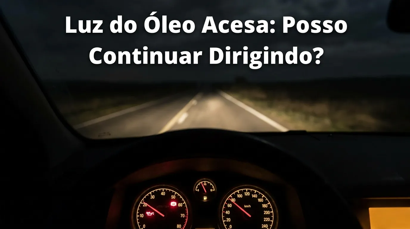 Luz do Óleo Acesa: Posso Continuar Dirigindo?