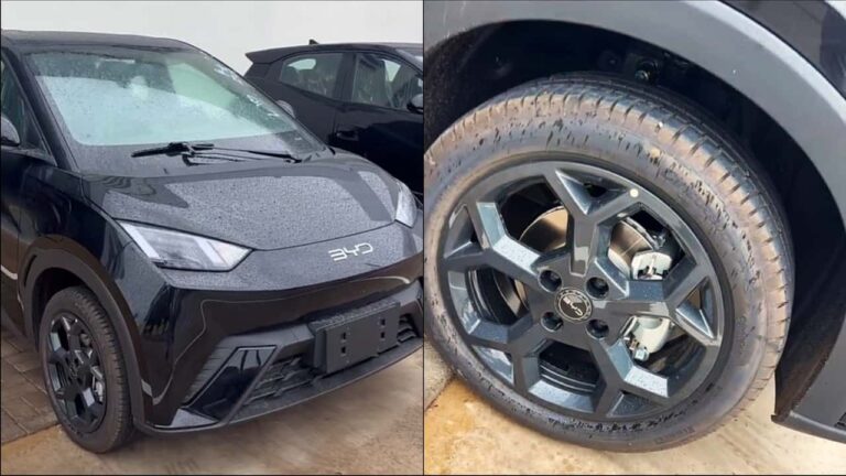 BYD Dolphin Mini 2027 chega às lojas com novas rodas pretas, pneus Pirelli mais largos e aerofólio redesenhado
